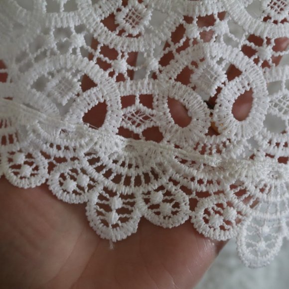 MY MICHELLE Sleeveless Lace Overlay Popover A-line Dress NWT! - White, Size 4 - Picture 4 of 16